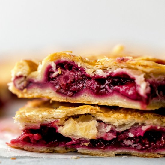 Strawberry Blackberry Slab Pie