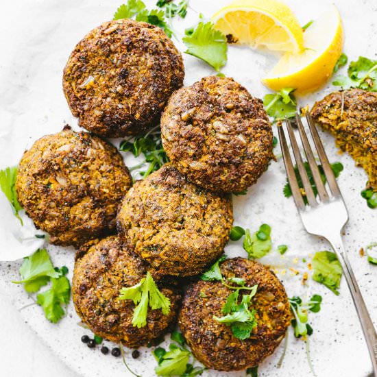 Cilantro Ranch Cauliflower Patties