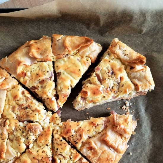 Corn & Goat Cheese Galette