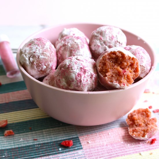 Strawberry Cake Balls