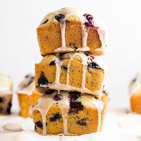 Mini Blueberry Poppy Seed Loaves