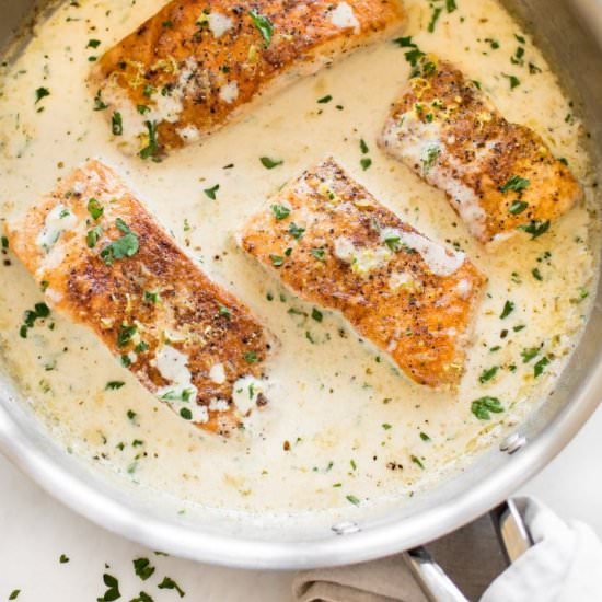 Creamy Lemon Salmon