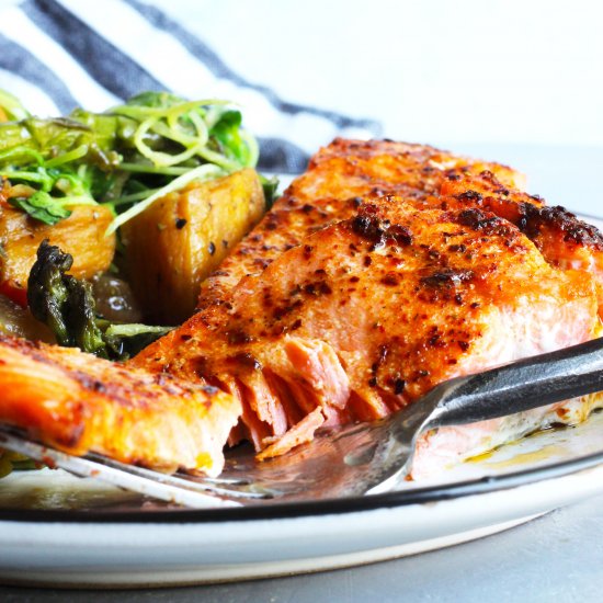 Easy Broiled Salmon