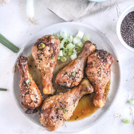 Sticky Marinated Chicken Drumsticks