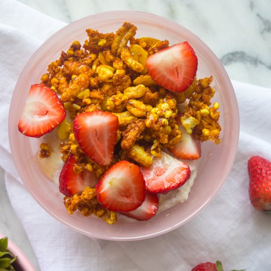 Coconut Almond Golden Granola