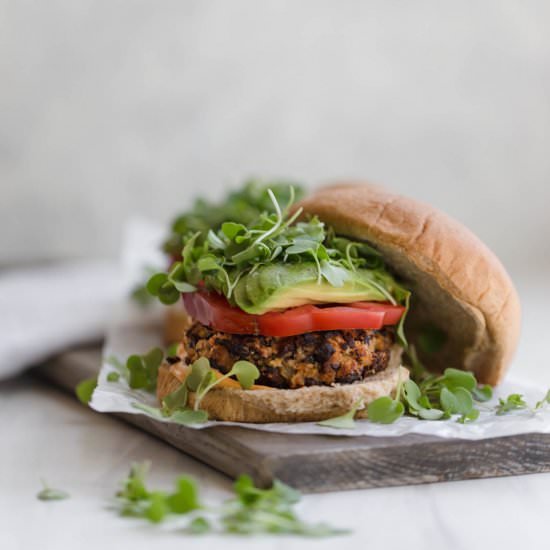 black bean burgers