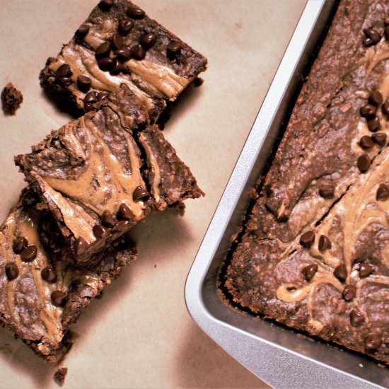 Peanut Butter Black Bean Brownies