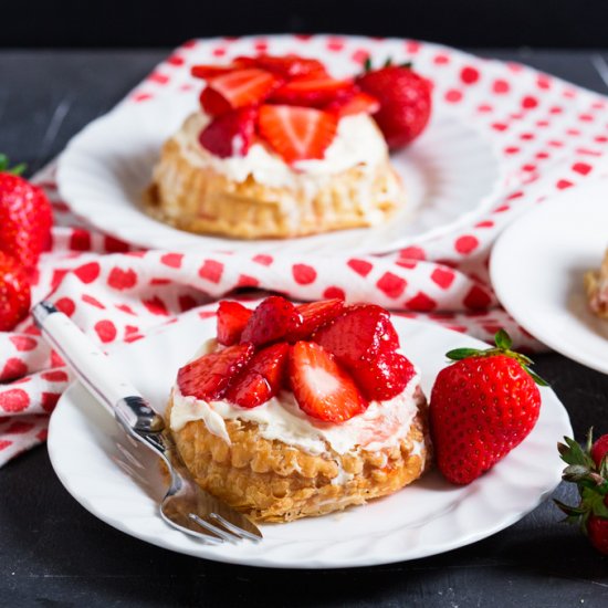 Strawberry and Clotted Cream Tarts