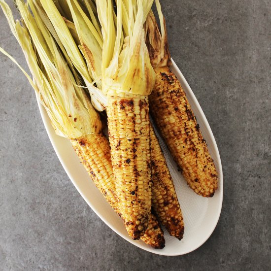 Spiced Grilled Corn on the Cob