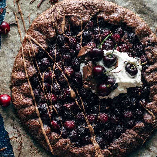 CHOCOLATE CHERRY GALETTE