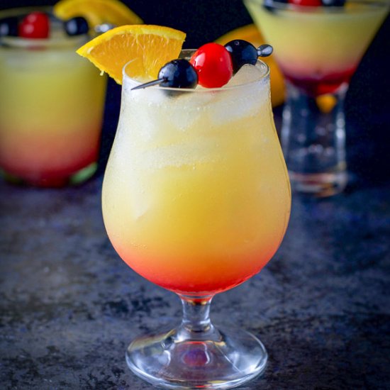 Tequila Sunrise Cocktail