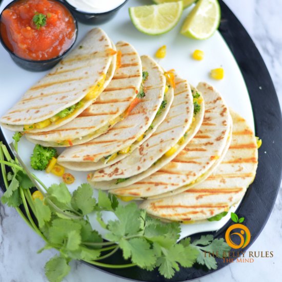 VEGETARIAN QUESADILLA