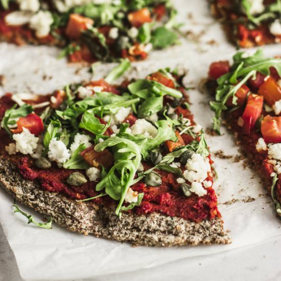 Vegan Cauliflower Pizza Crust