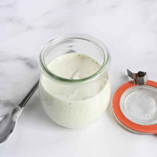 Healthy Greek Yogurt Ranch Dressing