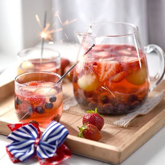 Red White and Blue Sangria