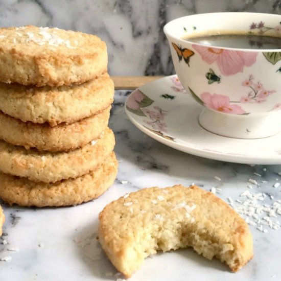 Coconut Shortbread Cookies