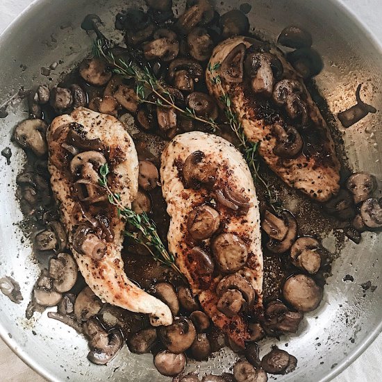 Gluten Free Chicken Marsala