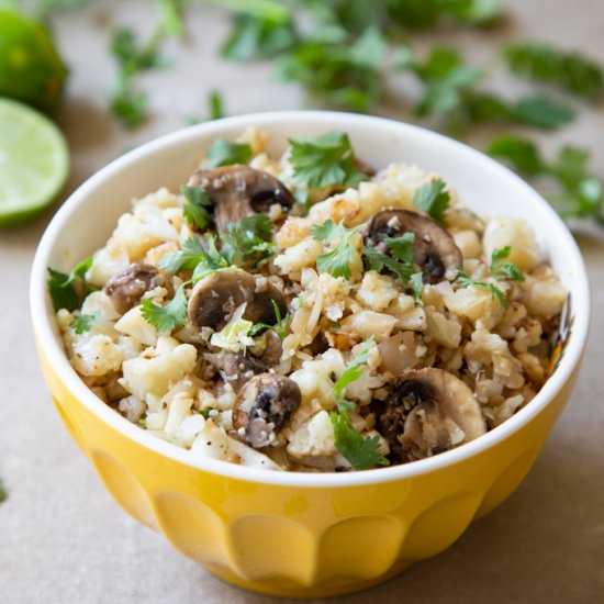 Cauliflower and Mushrooms