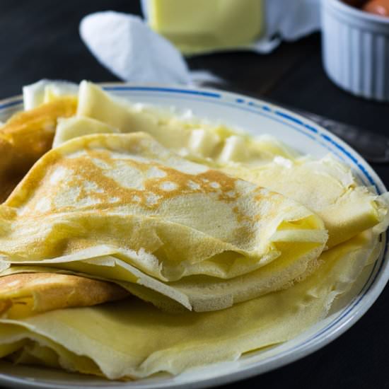 Basic Crepes Recipe