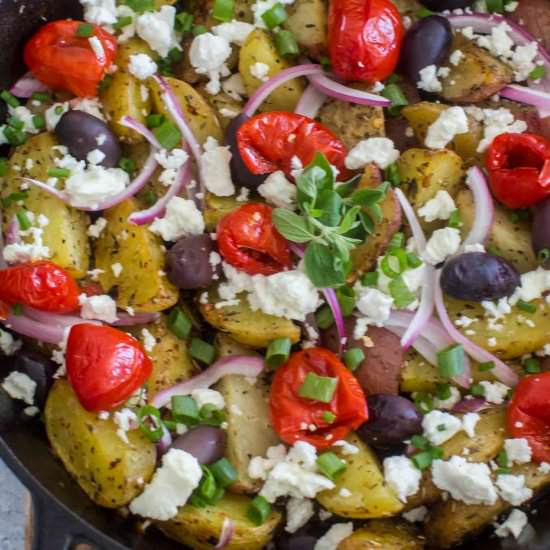 Oven Baked Greek Potatoes