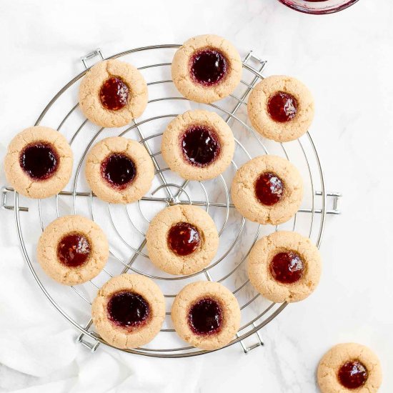 Healthy Thumbprint Cookies