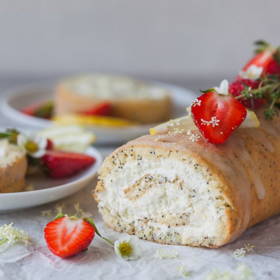 Lemon Poppy Seed Roulade