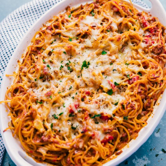 BAKED SPAGHETTI