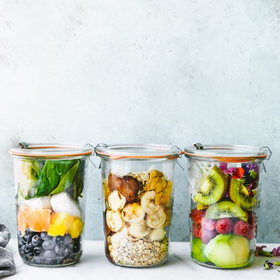 Protein Smoothie Packs – 3 Ways