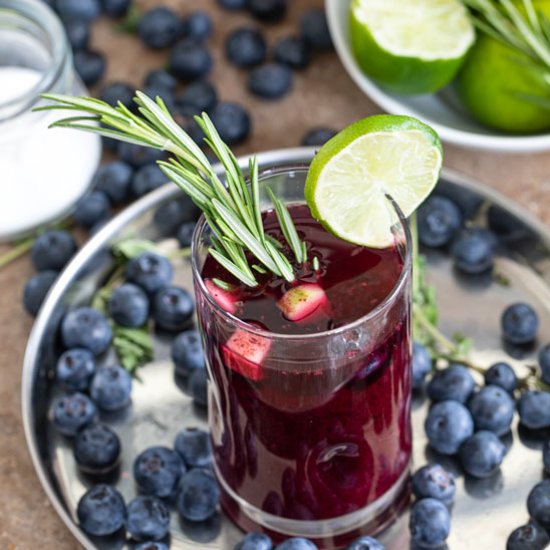 Blueberry Gazpacho  (Vegan)