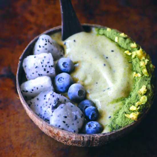 Green Dragon Smoothie Bowl