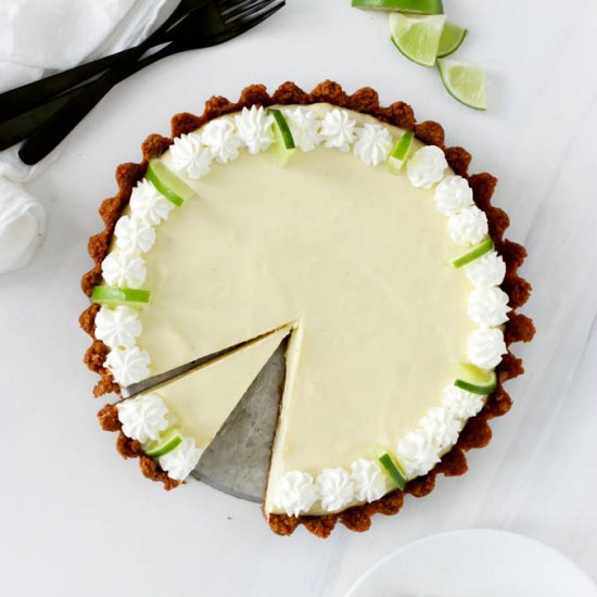 Lime and Ginger Cream Tart