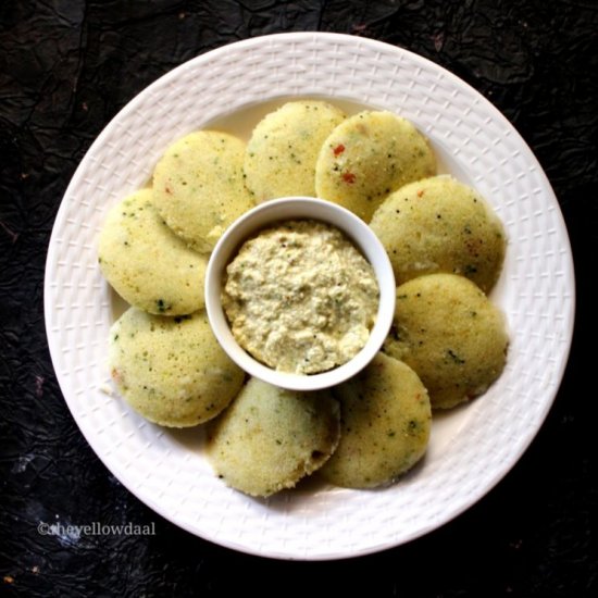 Semolina Steamed Pancake,sooji idli