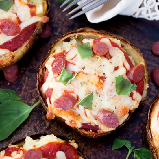 Amazing Pizza Loaded Potato Skins