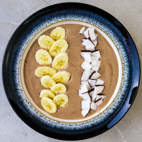 Protein Chocolate Smoothie Bowl