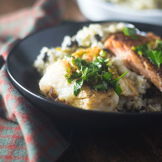 Rodrigo Style Fish Cauliflower Rice