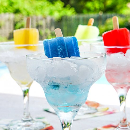 Low Carb Boozy Pops for Summer