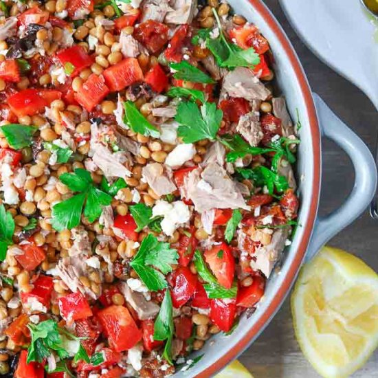 Mediterranean Lentil Salad