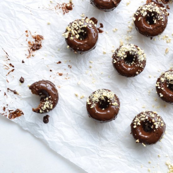 Chocolate Buckwheat Mini Donuts