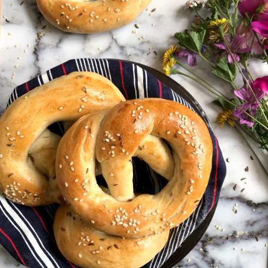 Soft Homemade Pretzels