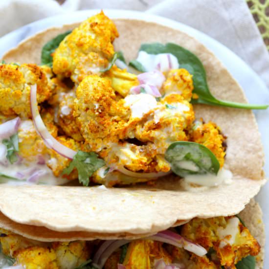 Turmeric Roasted Cauliflower