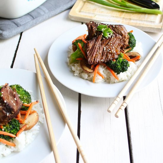 Slow Cooker Asian Braised Beef