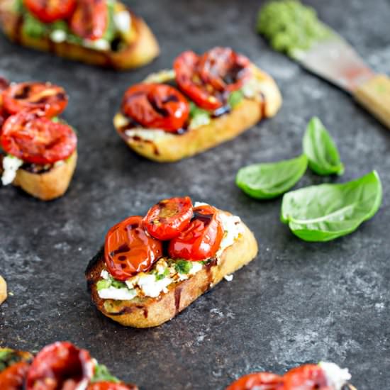 Roasted Tomato Crostini