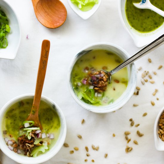 Vegan Cream of Celery Soup