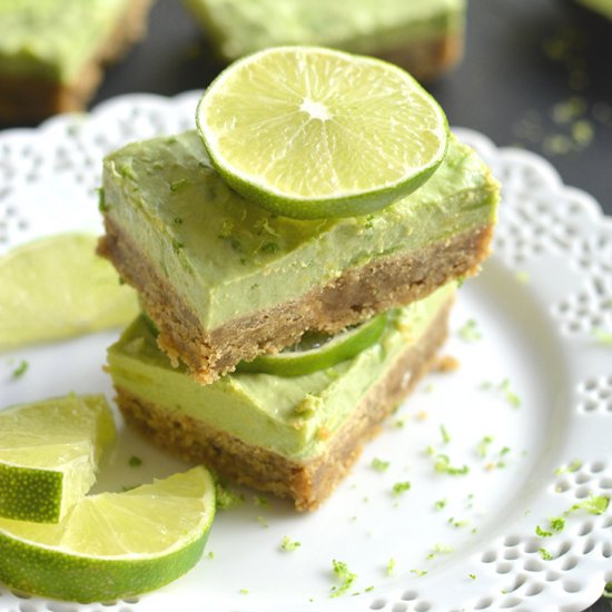 Avocado Key Lime Pie Bars