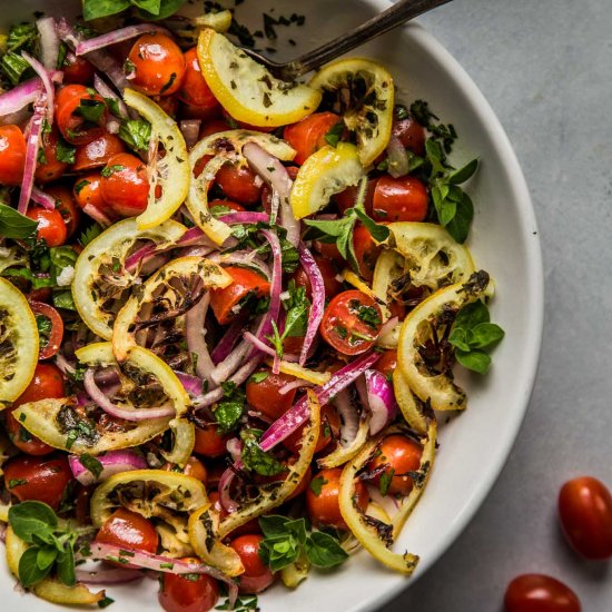 Cherry Tomato Salad with Lemon