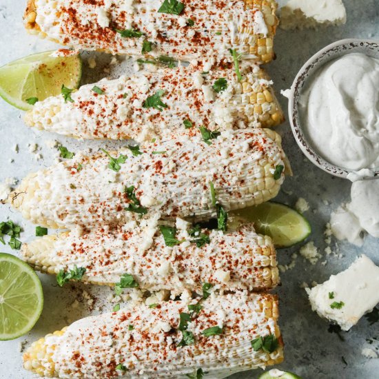 Grilled Mexican Street Corn