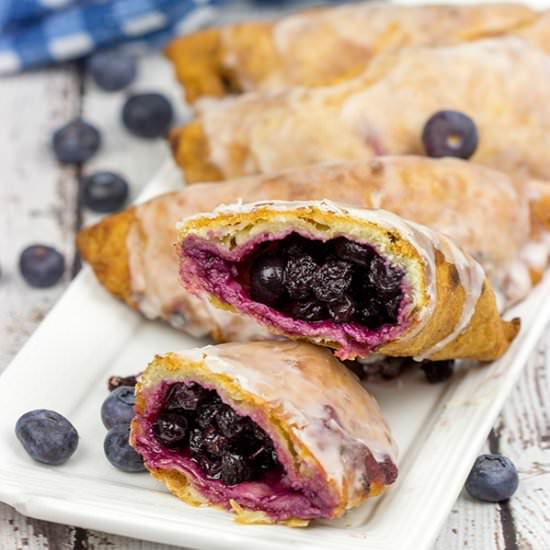 Glazed Blueberry Hand Pies