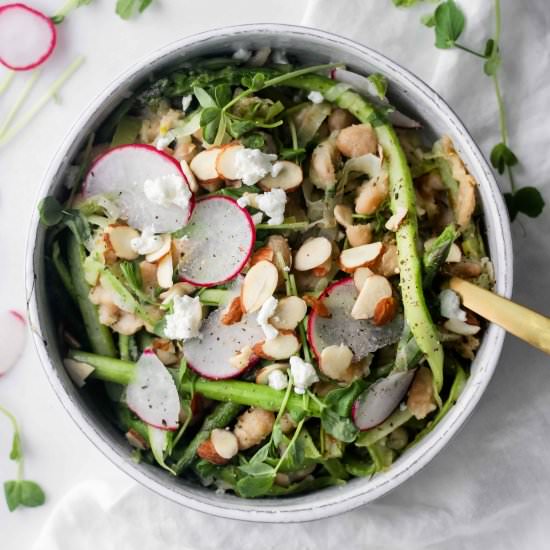 Shaved Asparagus & White Bean Salad