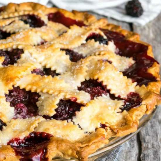 Easy Blackberry Pie