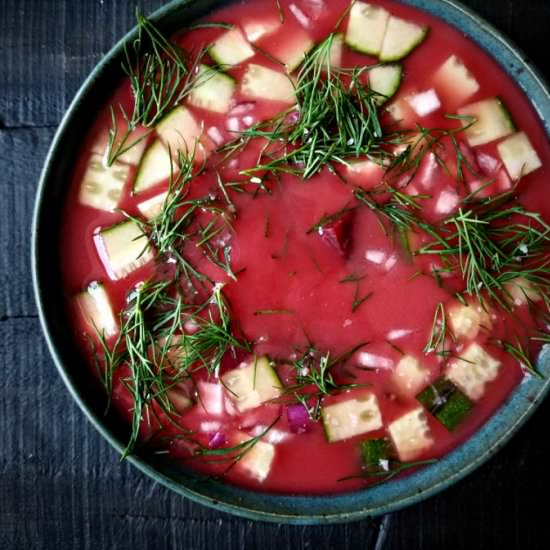 Cold Beet Soup